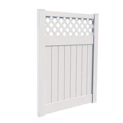 PVC/Vinyl Semi-privacy Fence