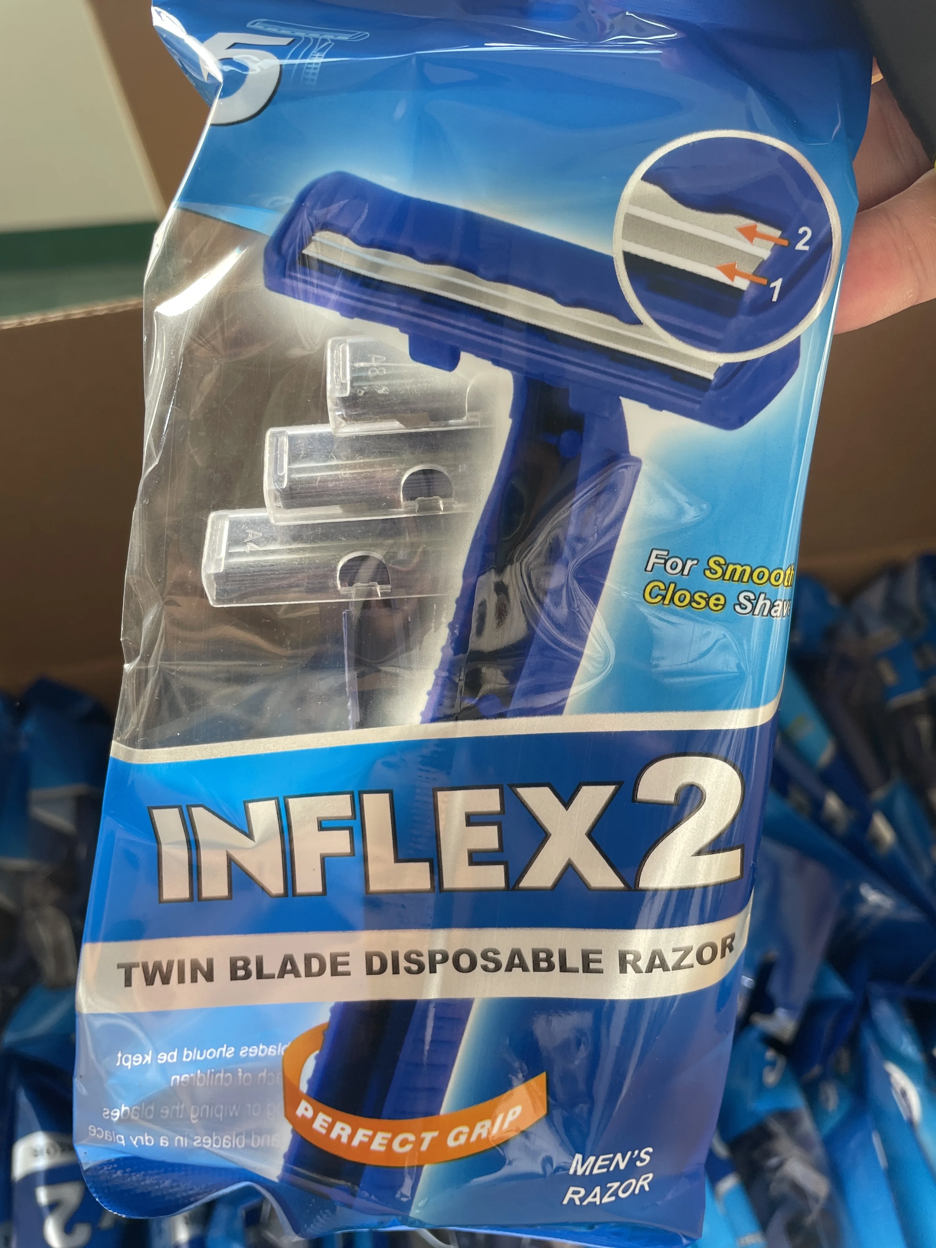Color Box Blades Razors Men Wet Shaving Products Razor Shaving 2 Blade with Soap and Plastic Disposable for Male No Wet Face