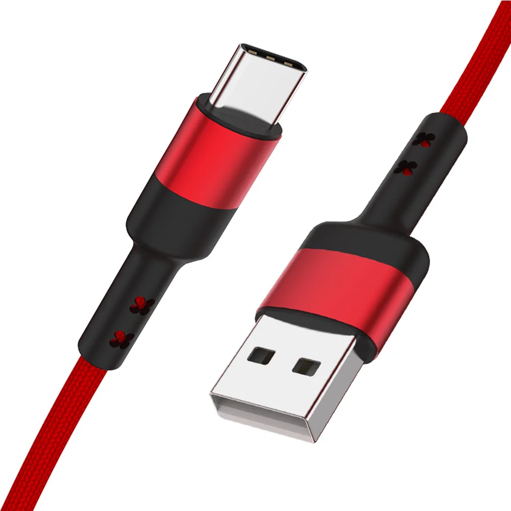  Плетеный usb-кабель для быстрой зарядки и передачи данных типа c 3 0 micro