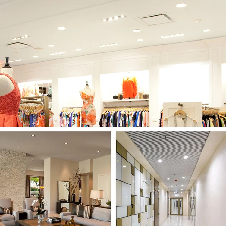 5W 7W 10W 12W 15W 20W Aluminum Trimless Spot Light Interior Square Shape Recessed Led Spotlight