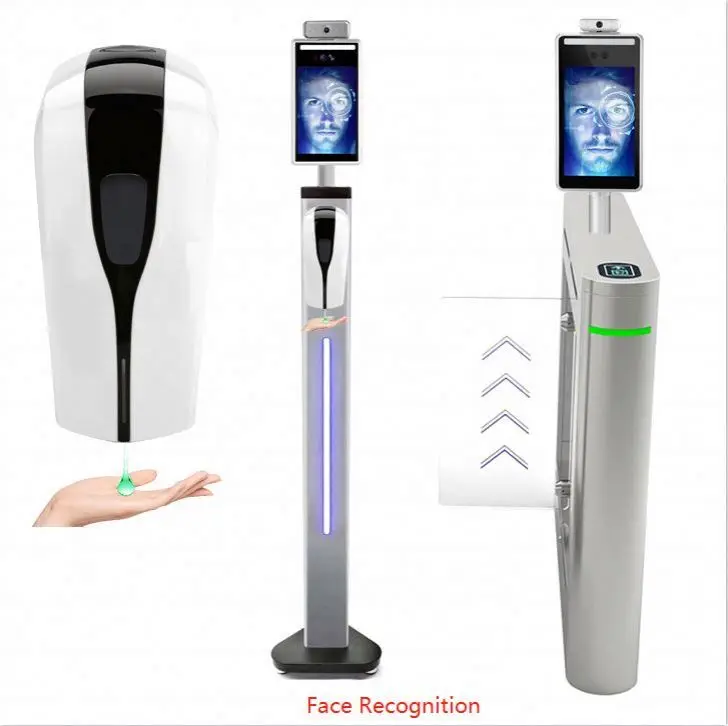 Smart AI facial Thermal Scanner Face Recognition Terminal Access Control Biometric Attendance Kiosk Machine Free Api Sdk