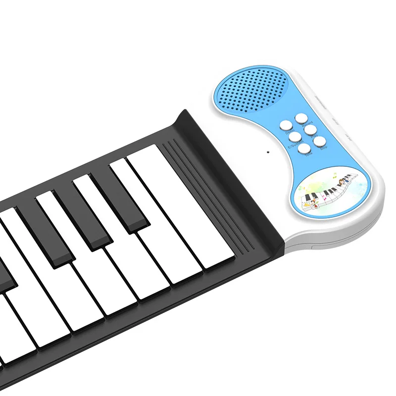 49 keys roll up piano with speaker for kids Christmas gift silicon soft piano