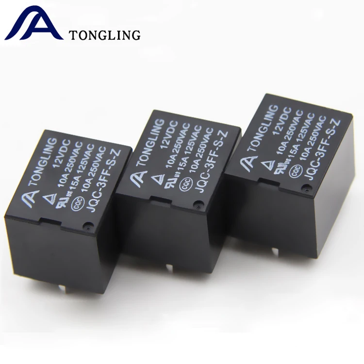T73 3FF 12 Volt 5Pins General Relay SRD 12V 10A Miniature Relays