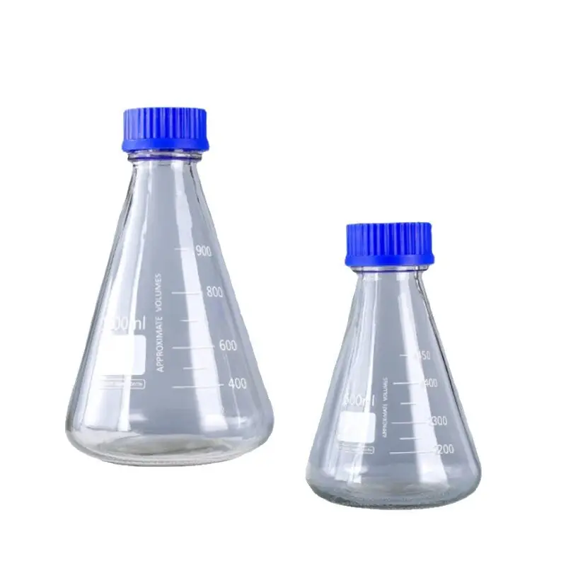 Customized Sizes Erlenmeyer Flask High Boro 3.3 25ml/50ml/100ml/250ml Conical Flask 250ml