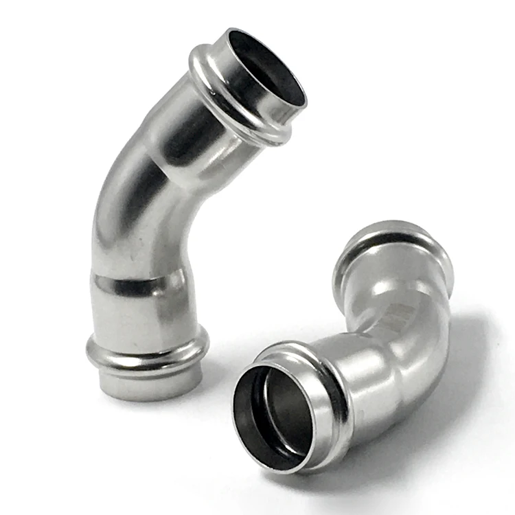 304 316 Thin Walled Connector Pipe Fittings Stainless Steel Tee Compression Ferrule Stainless Steel Pipe Joint T Type Adapter