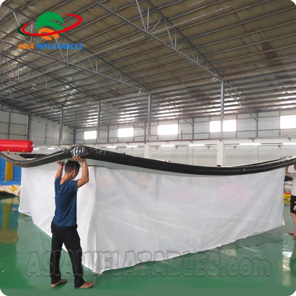 Portable Inflatable Floating Ocean Sea Swimming Pool / Inflatable Pool Yacht