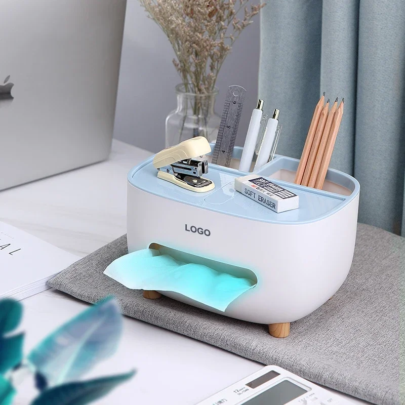 Factory Napkin Holder Household Living Room Dining Room Creative Lovely Multi Function Remote Control Storage Tissue Box
