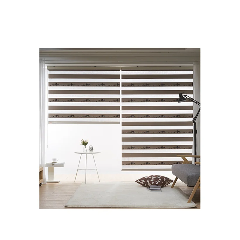 2022 Hot Sale Spring System Cordless Day And Night Rainbow Blind Zebra Blinds Factory price wholesale