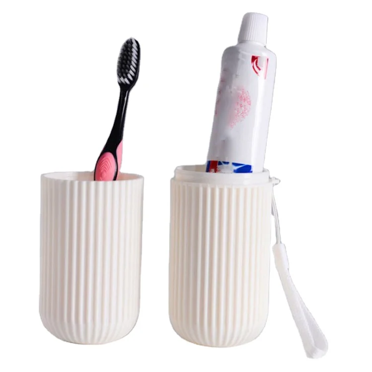 Portable Toothbrush Case Long 7.7 Inch Traveling Camping Business Trip School Multifunction Toothbrushes Toothpaste Case