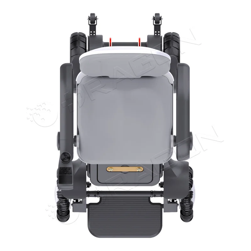 Intelligent Automatic Folding Electric Wheelchair Aluminium Alloy Frame Folding 4 Wheel Electric Mobility Scooter