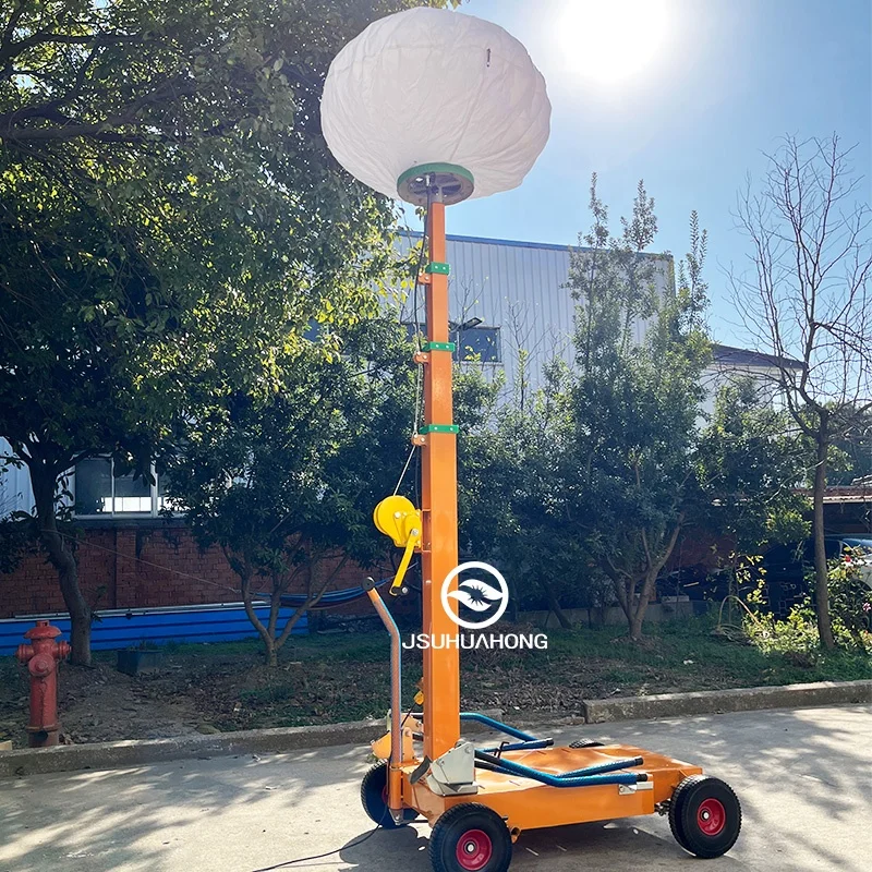 New Model Pushcart Type Lunar Lamp Led Track Light 1000 watts Portable Lighting Tower