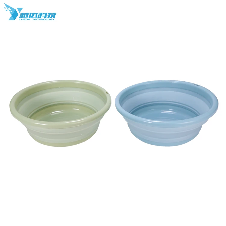 
Multi Purpose Portable Basin Hanging Hole Round Lightweight Collapsible Wash Basin 