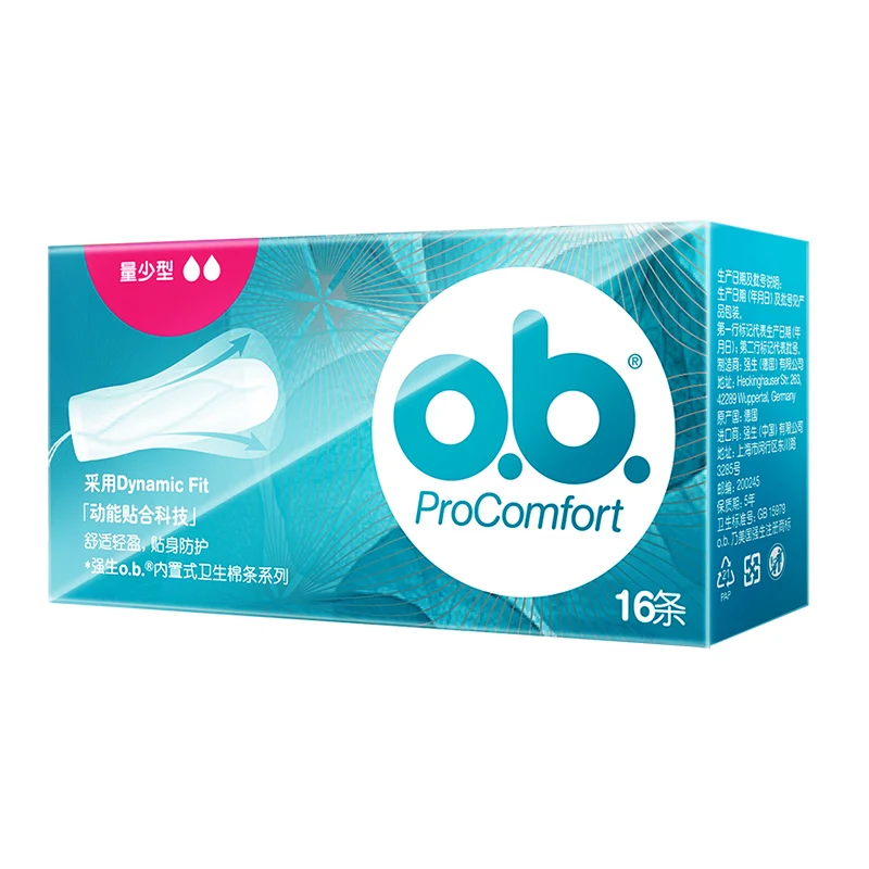 О. Б. Тампоны, органический хлопковый жестяной пакет, другие Женские Гигиенические продукты