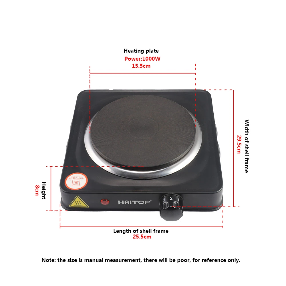Cook top electric stove  mini single hot plate 1000w electric cooking stove
