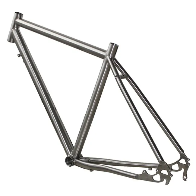 titanium cyclocross bicycle frame oem cheap aero chinese titanium road bike frame
