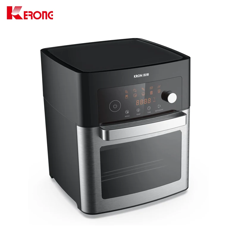 Kerong 2024 wholesale 15 liter stainless steel digital 6 in 1 air fryer oven