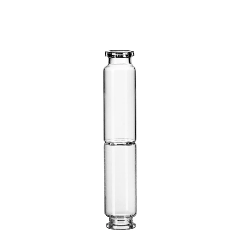 5ml clear amber glass vial pharmaceutical glass bottle liquid medical use with rubber stopper and aluminum cap