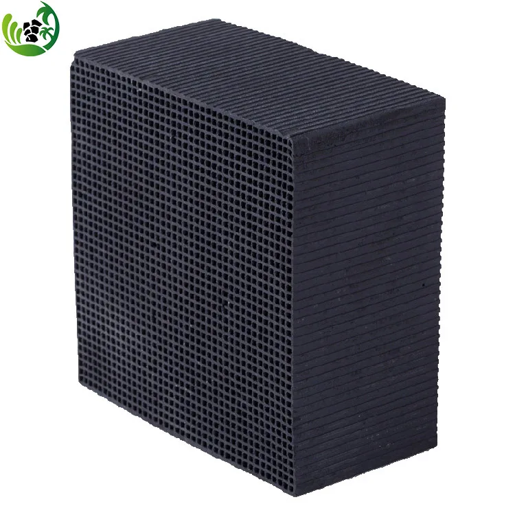 Лидер продаж сотовый активированный уголь для фильтрации газа/воздуха/восстановления растворителей