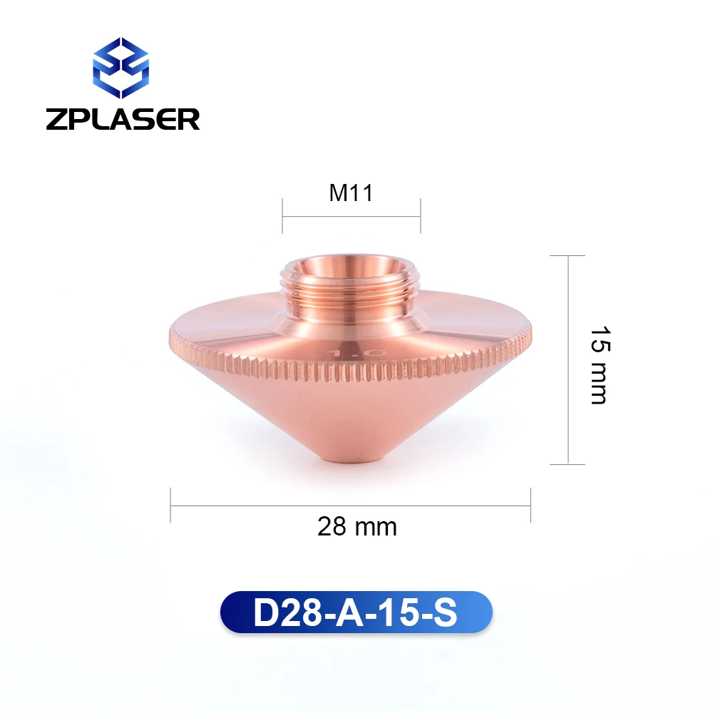 ZP D28-A горячие лазерные арматуры резки сопла HANS WSX режущих головок Precitec Лазерная насадка лазерный одинарная ножка