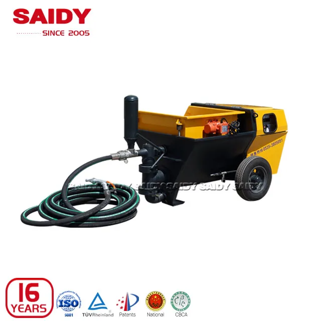  Аппарат SAIDY Shotcrete для нанесения цемента на стену штукатурная
