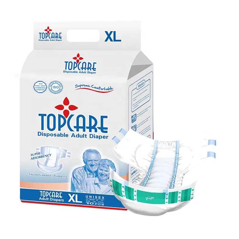 Wholesale factory price  pe film pp tapes diaper adult disposable old people  incontinence products adult diapers