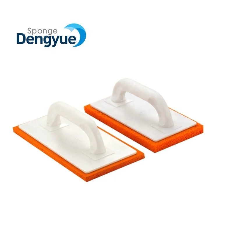 Hot sale building construction tools Natural rubber/EVA Foam grout trowel with plastic handle