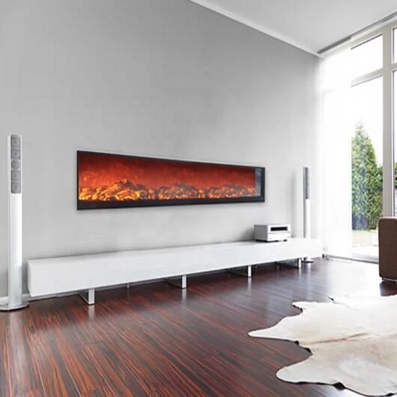 72 inch decor Flame insert electric fireplace