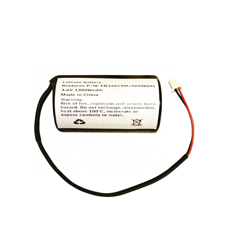 Newest 3.6V 13000mAh Lithium Battery Replacement for Visonic Powermax ER34615M/W200(A) 0-9912-K