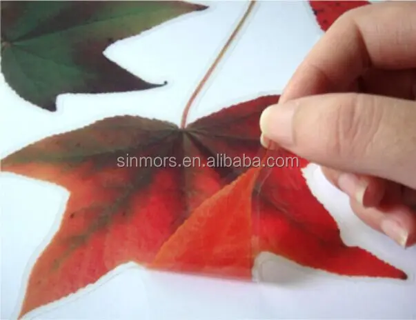 Стикеры из кленового листа стикеры статические для окон Съемные Виниловые без клея украшения комнаты