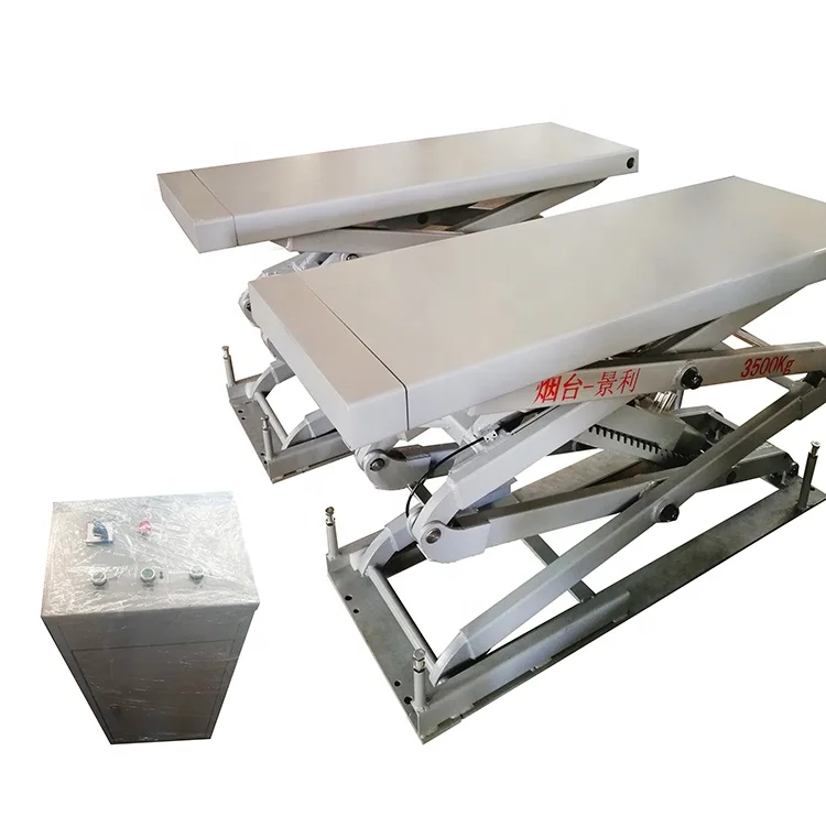 New Scissor Hydraulic Garage Car Lift/ On Ground Auto Lifter/scissor Lifting Elevator