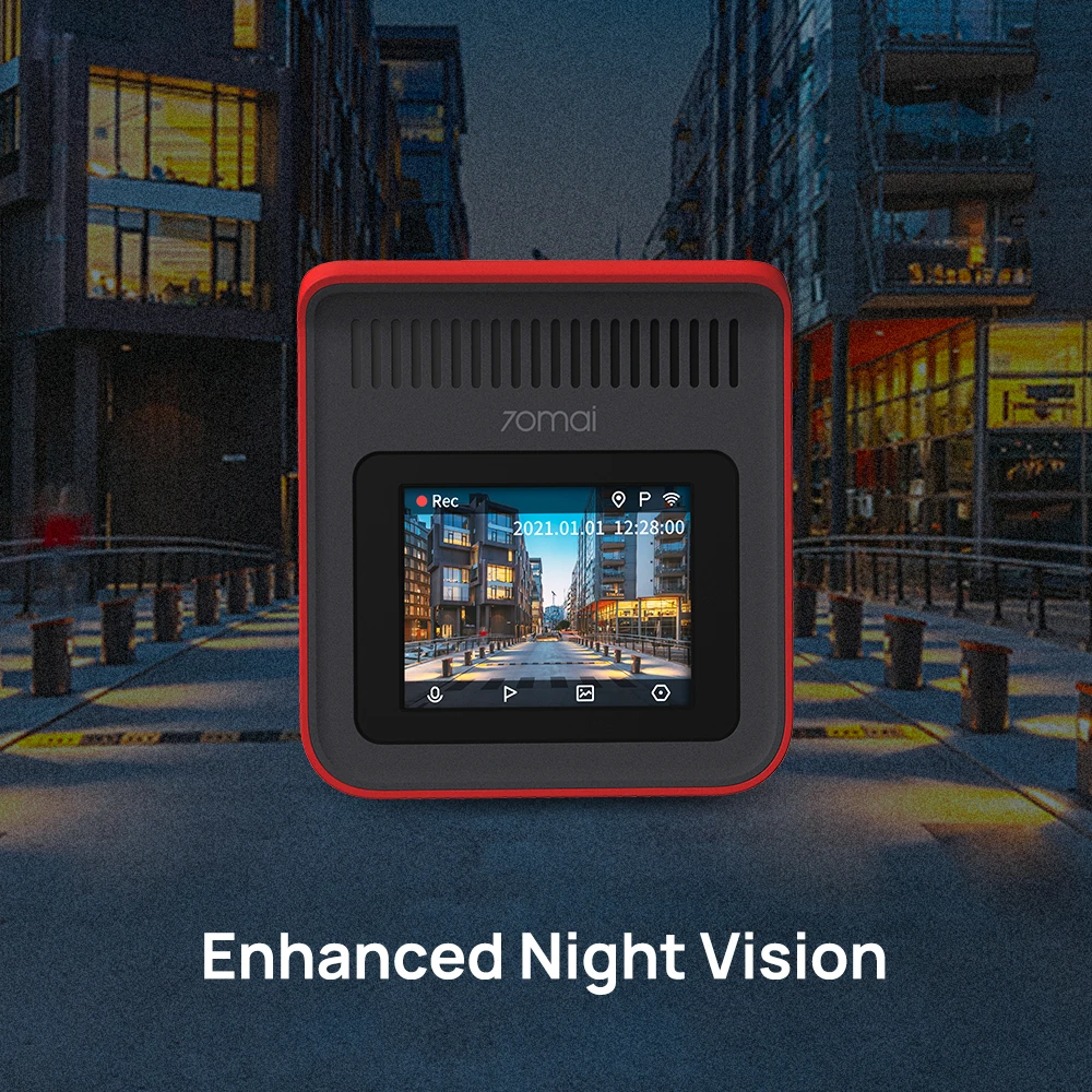 70mai A400 Car DVR 145 Degrees FOV 1440P Resolution Car Recorder Dual Front Rear Cam Night Vision 24H Parking Monitor Dash Cam