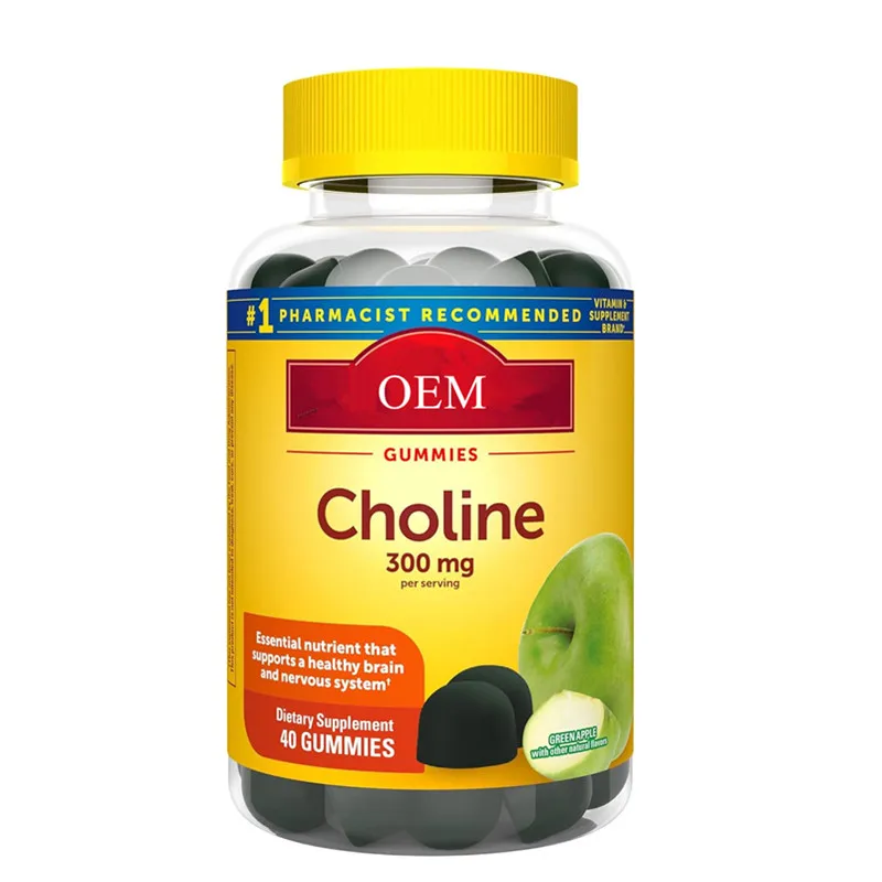 Nature Made Choline Supplements Gummy Choline Chloride Gummies  For Supports Liver Health Nervous System Function Brain Health