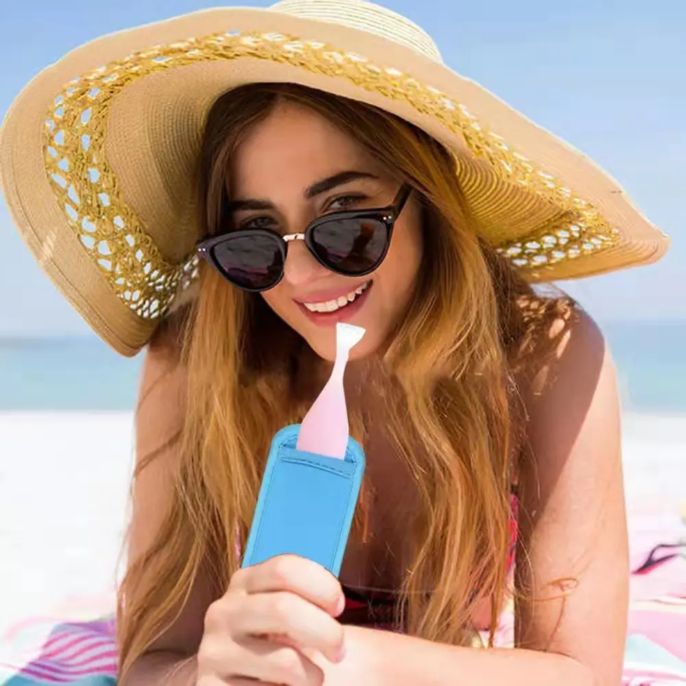 Factory wholesale Neoprene Kids Adults Wrapped Popsicle cover SBR  Ice Pop Popsicle Sleeves Bag