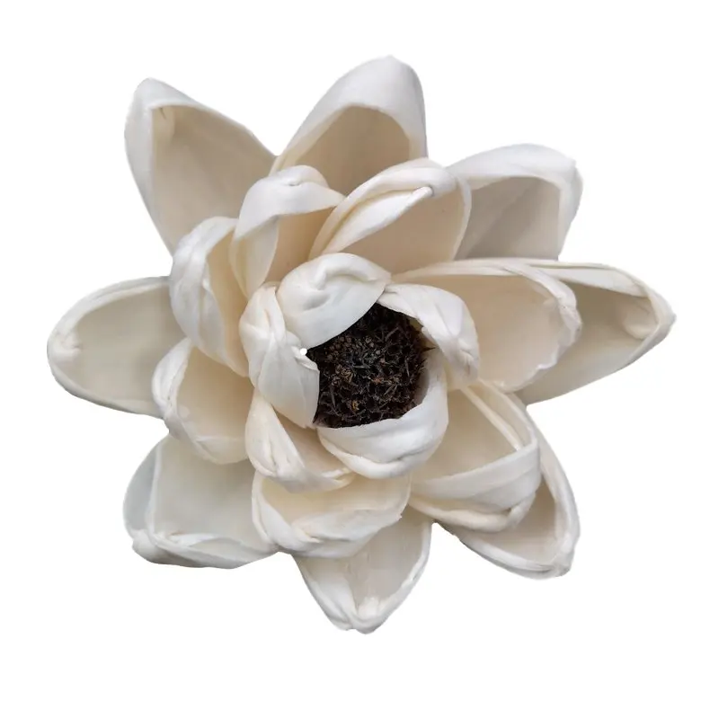 
65 Pack of Sola Wood Flowers Lotus 8cm For Wedding/Bouquet 