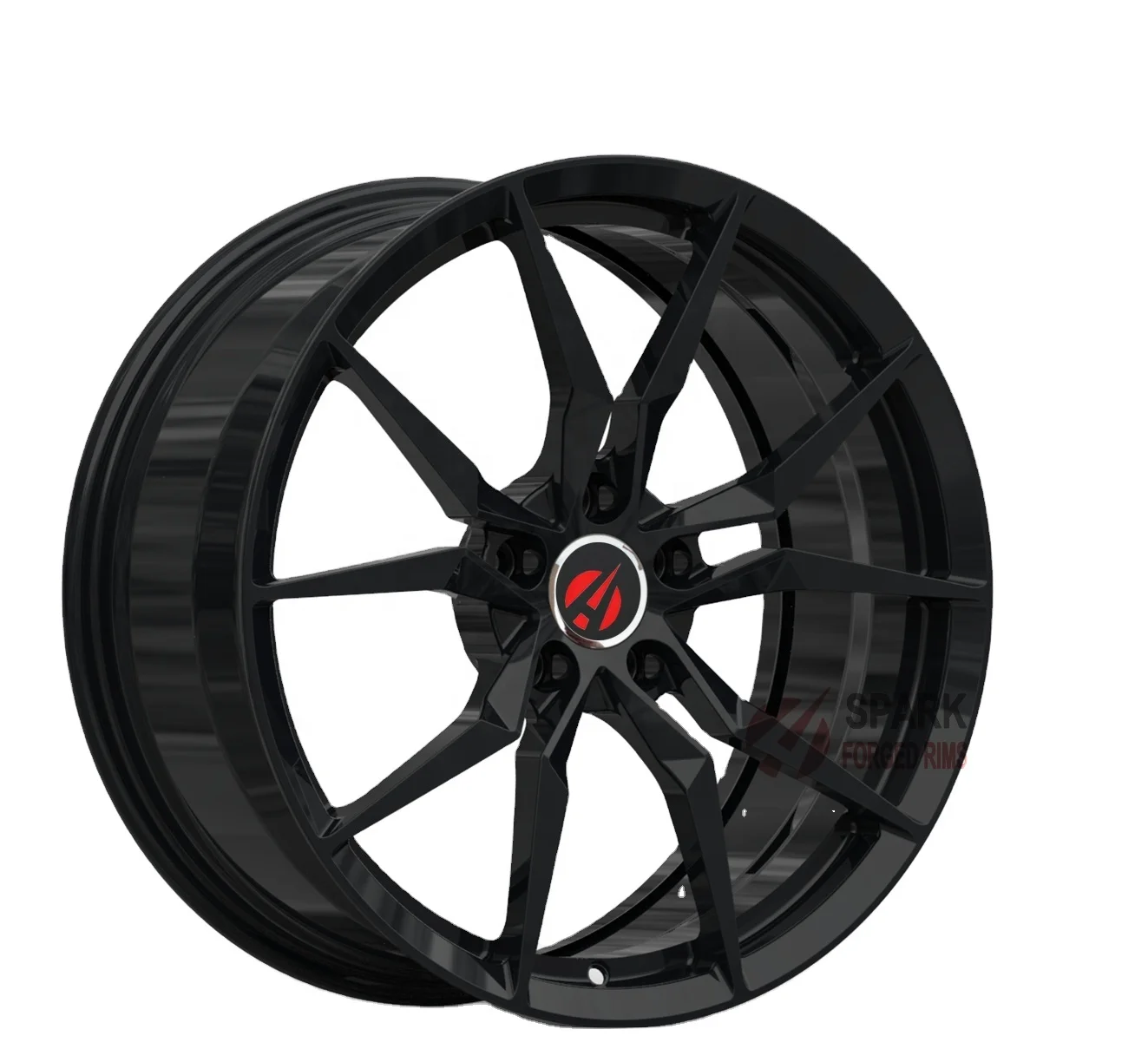 Forged Rims AudiA6 super Black Chrome Effect gold smoke grey blue red  pink purple rose gold  cooper  fluorescent yellow Powder