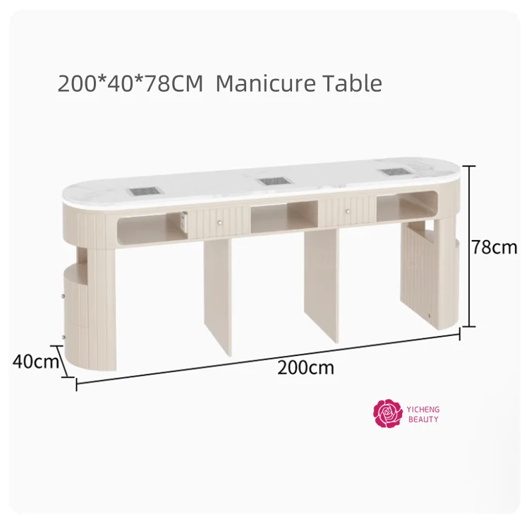 Yicheng beauty hot selling marble manicure table and chair economy style manicure table backrest chair sofa combination for sale