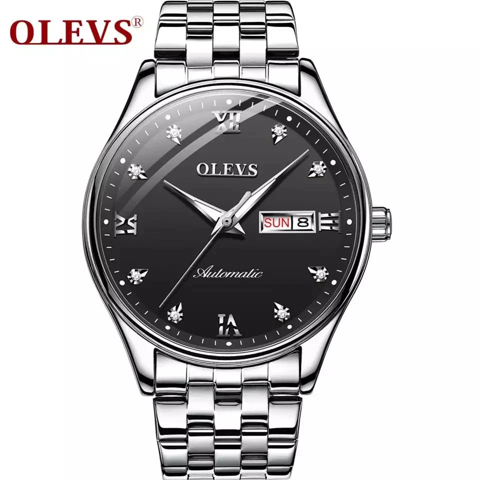 Oem Custom Logo Automatic Men Watch Luxury Water Resistant Stainless Steel Movement Chain Mechanical Wristwatch