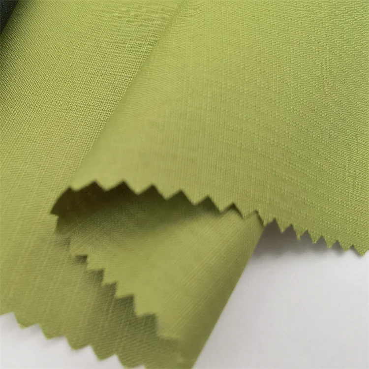 Pongee Fabric RPET 300T Pongee Eco-friendly 100% Recycled Polyester Pongee Jacket Fabric