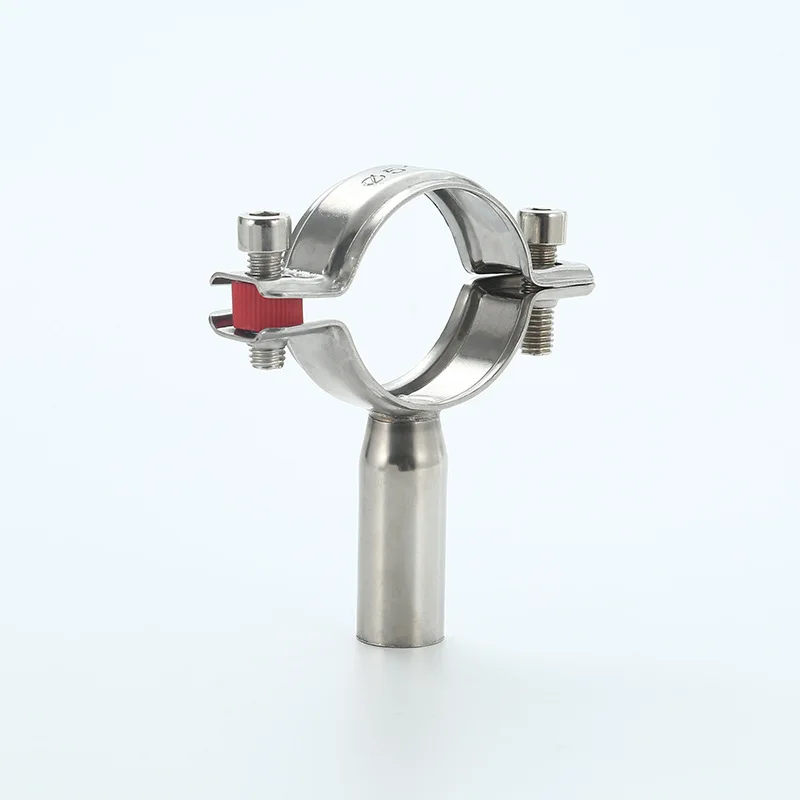 Stainless steel 304 pipe hanger Sanitary quick pipe clamp Fastener Pipe support clamp