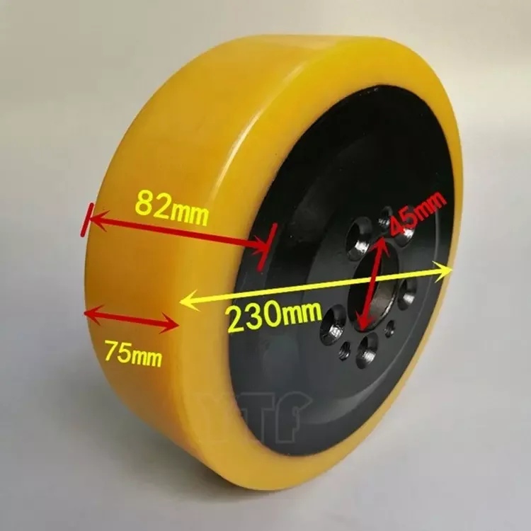 Top seller  Jungheinrich  230x70/82-45 Part No. 50460100 Forklift Durable Polyurethane Drive Wheel