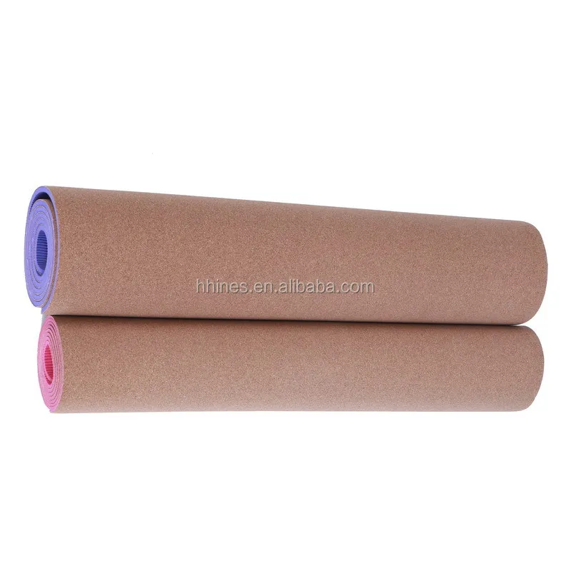 Yoga mat eco friendly best selling cork yoga mat
