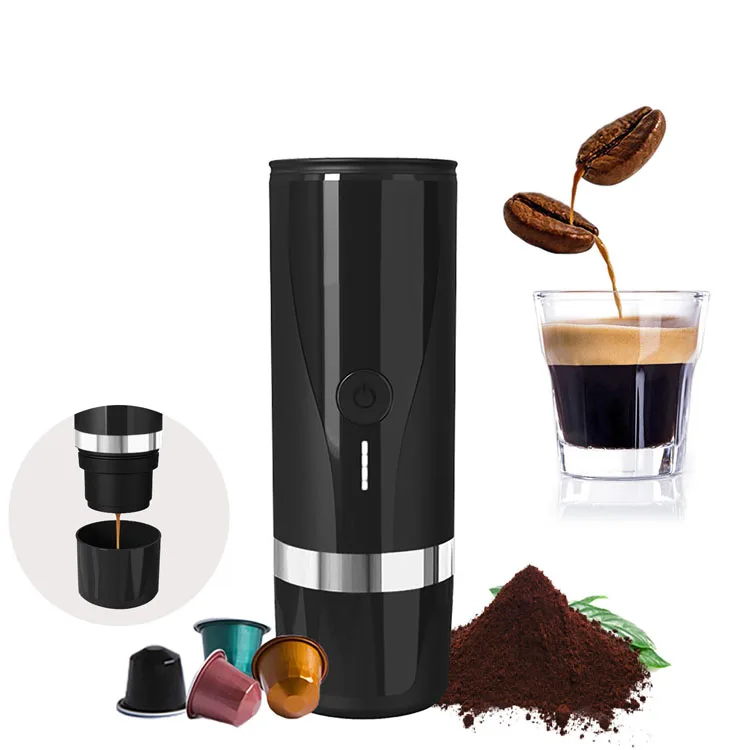 Newtory Wholesale Hot Cold Brew Mini Electric Portable Coffee Maker Espresso Machine ABS for Travel Xinyuan 1 Set 69mm*203mm