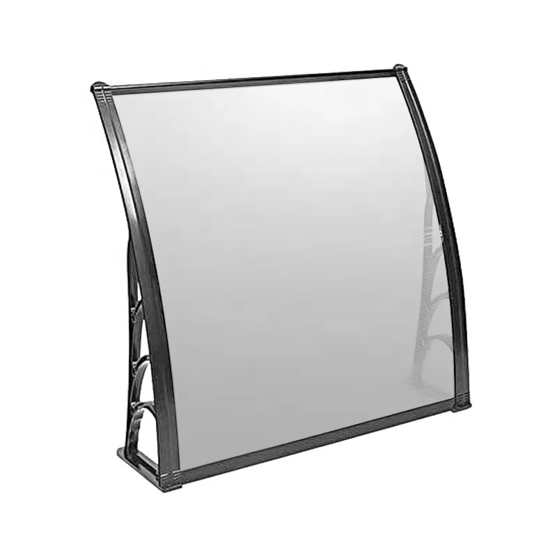 Rain Proof Window Awning Aluminum Canopy Mutli Size Front Door Window Canopy Poly Carbonate  Door Awning