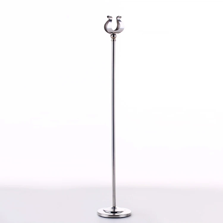 china wholesale metal table recipe menu wedding silver U shape place card holder