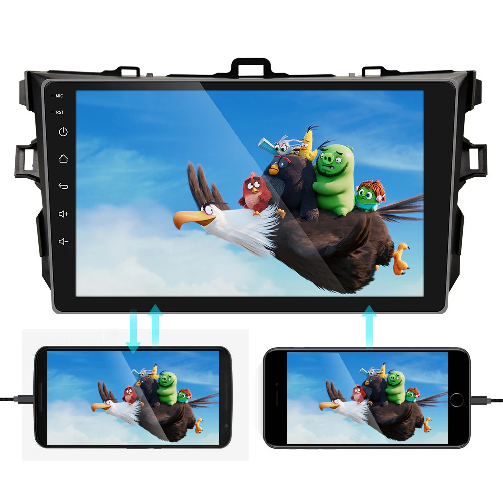 Stereo Multi-Point Single Din Touch Screen 7 Inch Android  Car Multimedia Player Universal