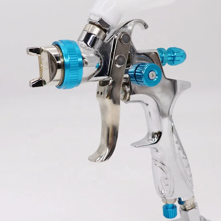 HVLP 1.4mm paint Gun 600ml top cup gravity High Quality pneumatic Spray Gun