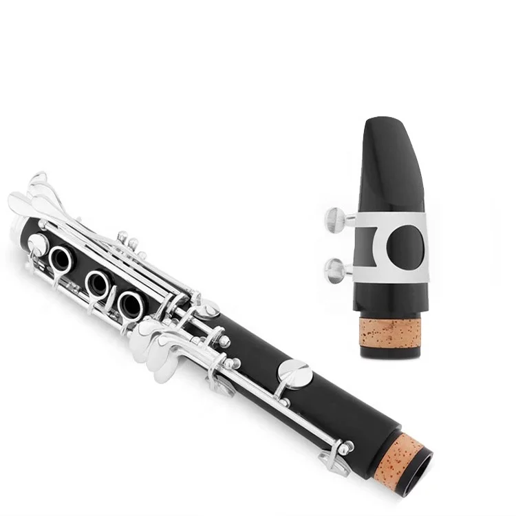 Seasound Factory OEM Cheap Bb 17 Keys Silver Keys Clarinet