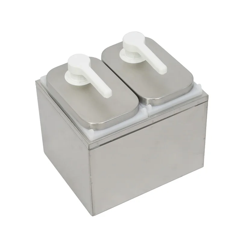 Hotel Kitchen Commercial Stainless Steel Condiment Dispensers Ketchup Sauce Dispenser