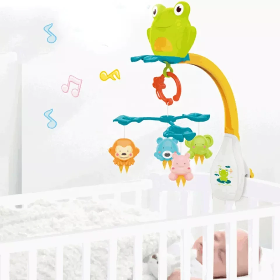 Hot Selling Baby Bed Bell Toys Sleep Musical Mobile Toys For Newborn Infant
