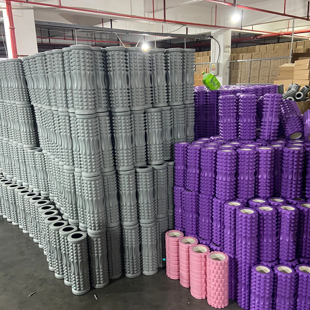 Yugland  Custom personalised Fitness Massage Yoga Wheel Roller EVA Foam Roller